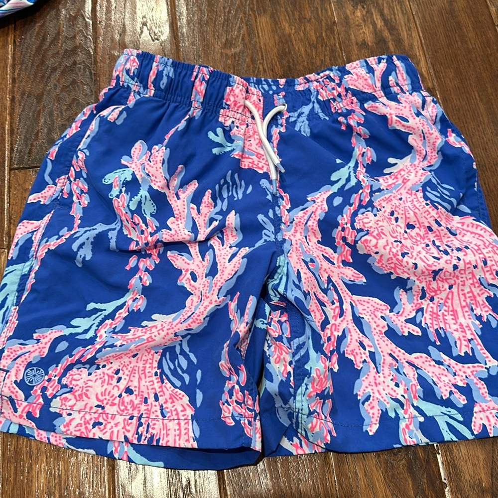 EUC Lilly Pulitzer Boys Junior Capri Swim Trunks